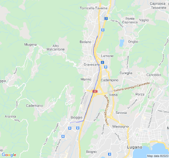 Mappa del percorso di corsa