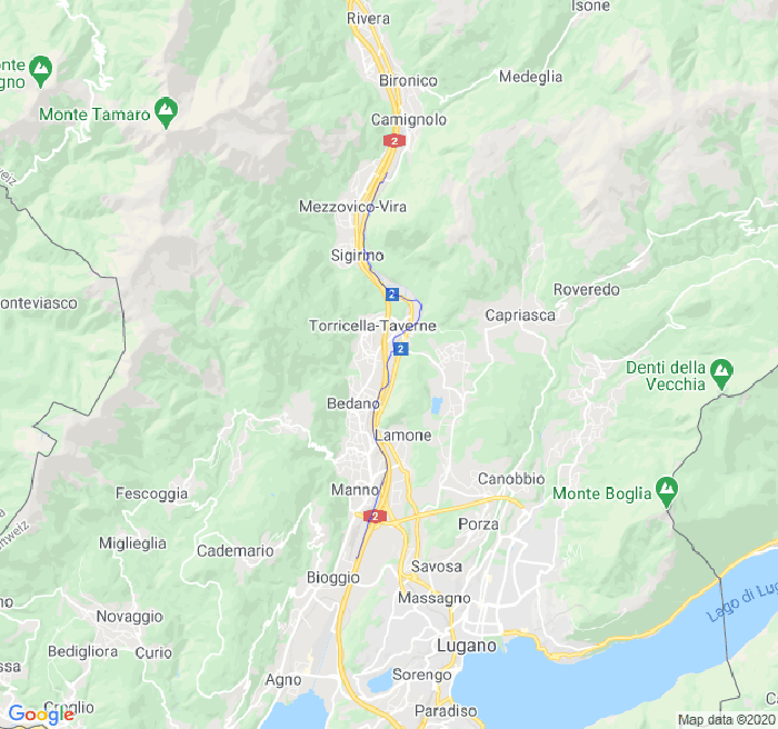 Mappa del percorso di corsa