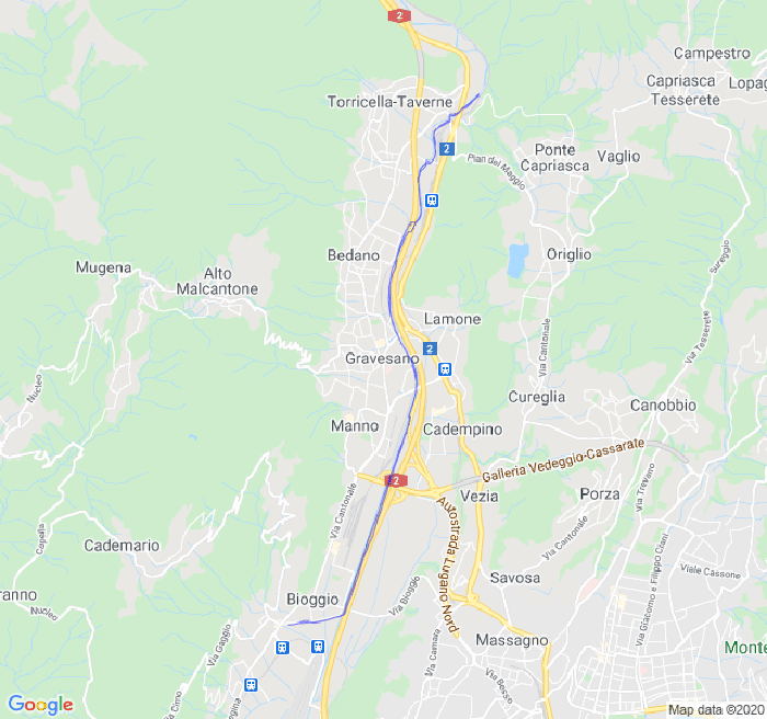 Mappa del percorso di corsa