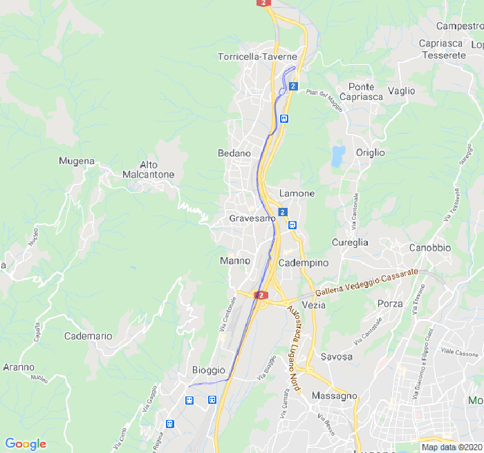 Mappa del percorso di corsa