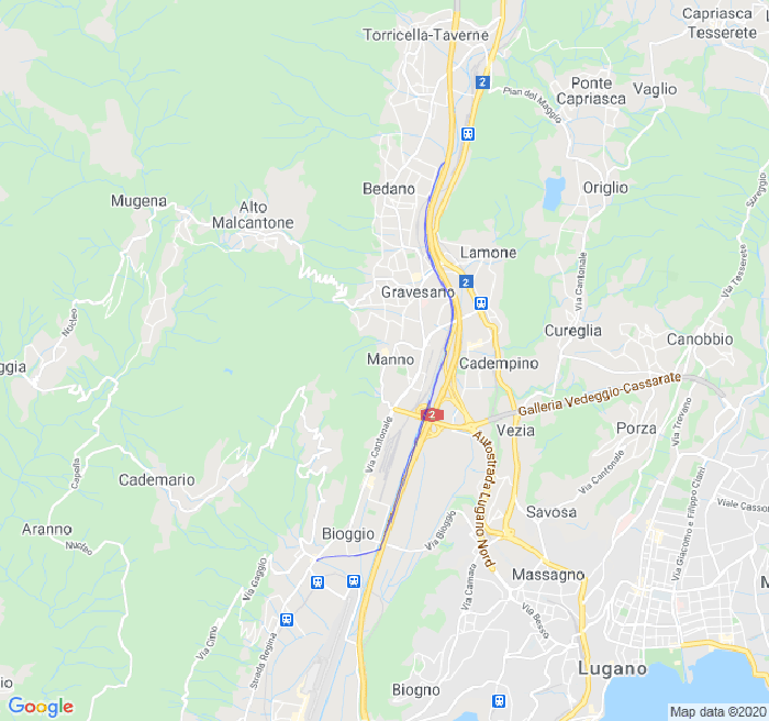 Mappa del percorso di corsa