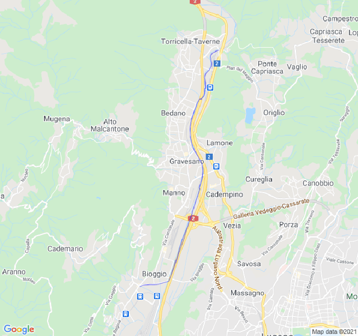 Mappa del percorso di corsa