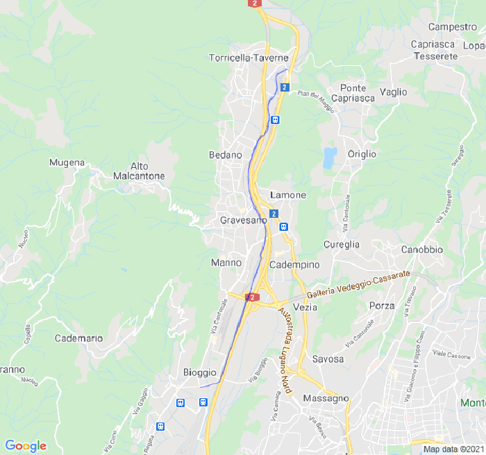 Mappa del percorso di corsa